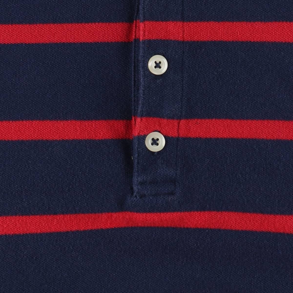 古着 ラルフローレン Ralph Lauren CUSTOM FIT ボーダー柄 ビッグ