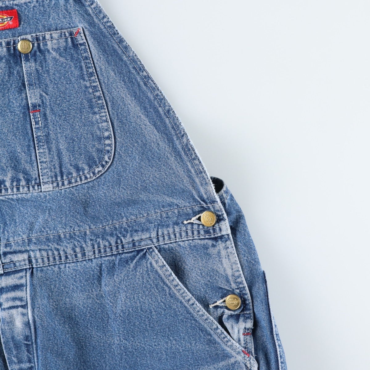 古着 ディッキーズ Dickies デニムオーバーオール メンズw39相当
