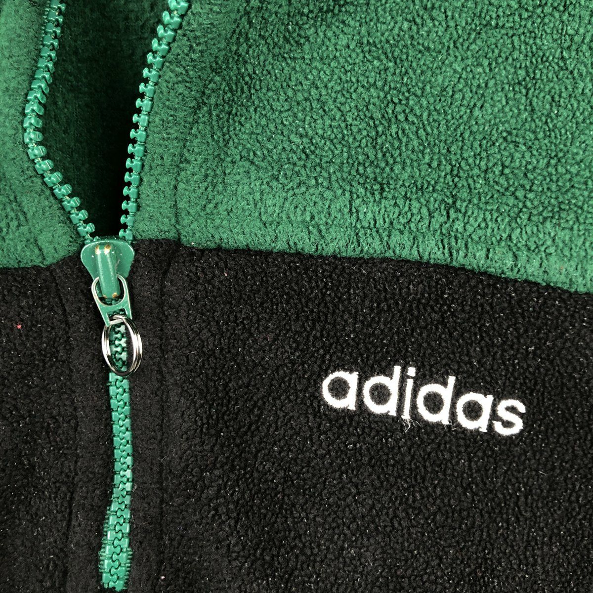古着 80～90年代 アディダス adidas ハーフジップ フリースプル