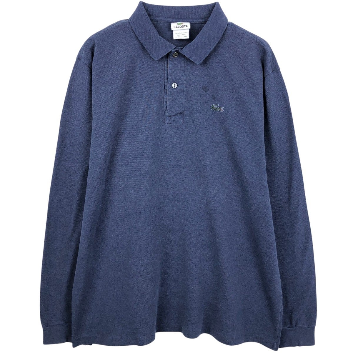 古着 ラコステ LACOSTE SPORT 襟付き ハーフジップ 半袖 ポロシャツ