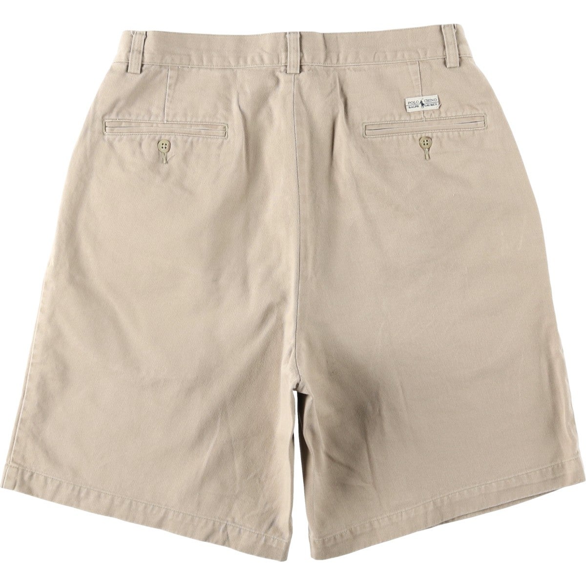 ラルフローレン 90s TYLER SHORT ツータック チノ 短パン 35 古着 ラルフローレン Ralph Lauren POLO by Ralph Lauren TYLER SHORT