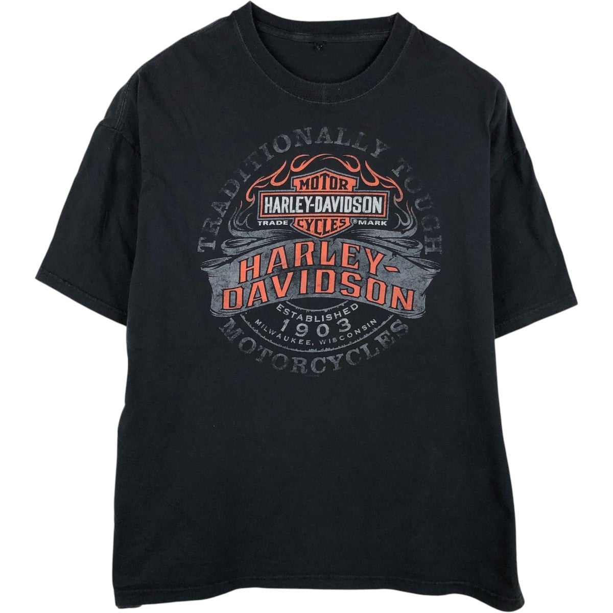 古着 ハーレーダビッドソン Harley-Davidson モーターサイクル バイクT