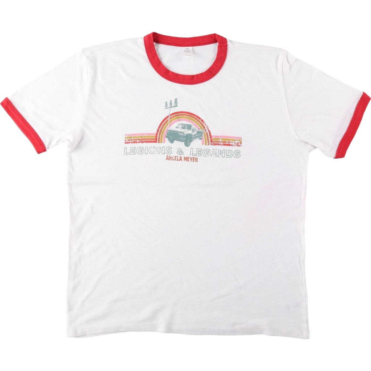 古着 PORT&COMPANY Napoleon Dynamite ナポレオンダイナマイト リンガーTシャツ メンズM相当/eaa658573 古着 PORT&COMPANY Napoleon Dynamite ナポレオンダイナマイト