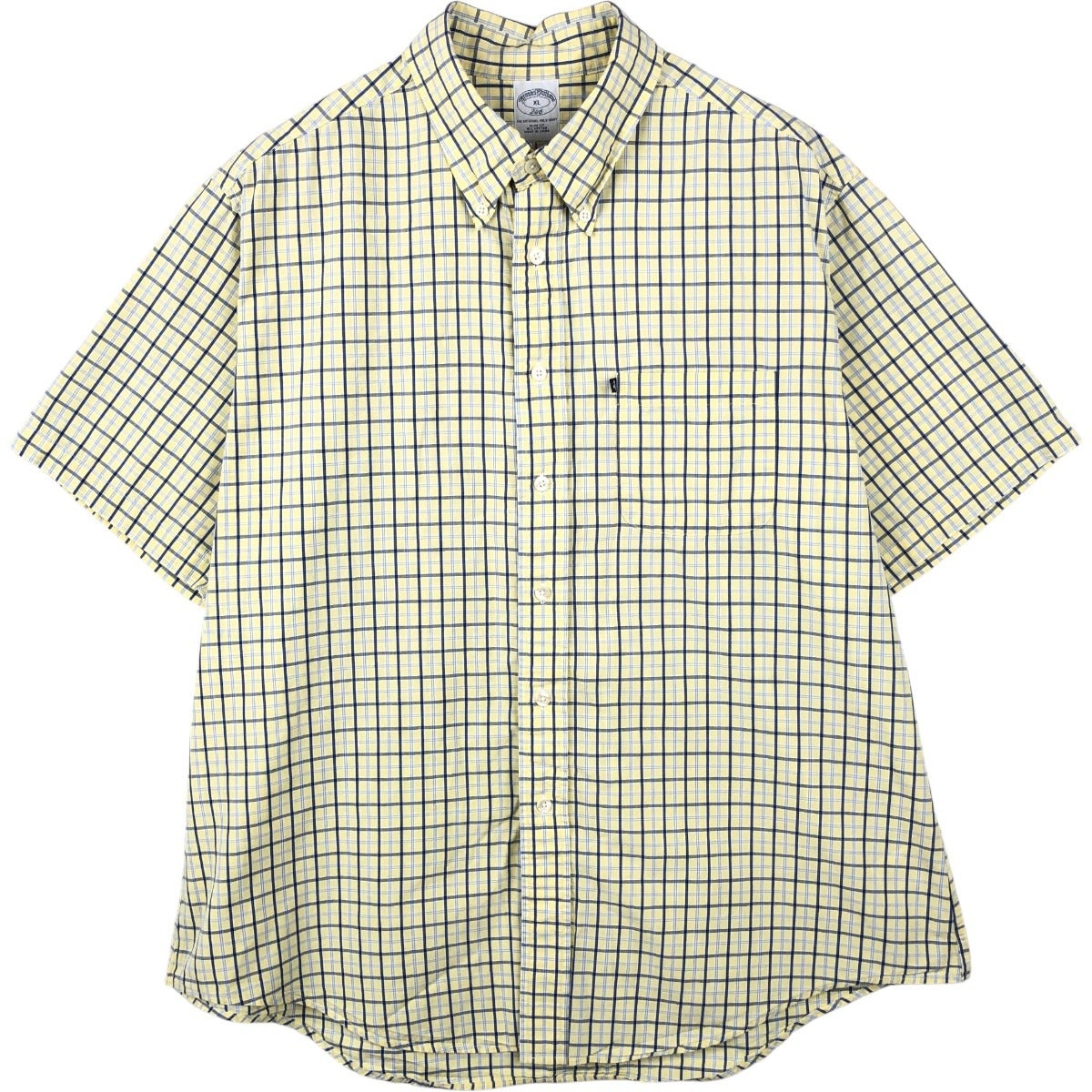 古着 ブルックスブラザーズ Brooks Brothers 346 パッチワーク 半袖