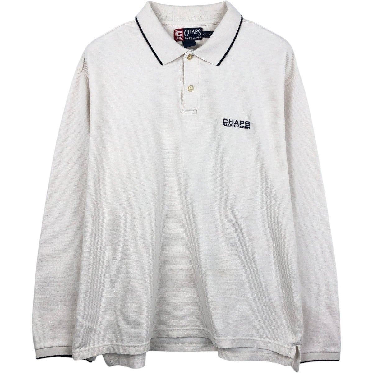 古着 ラルフローレン Ralph Lauren CHAPS チャップス 長袖 ポロシャツ