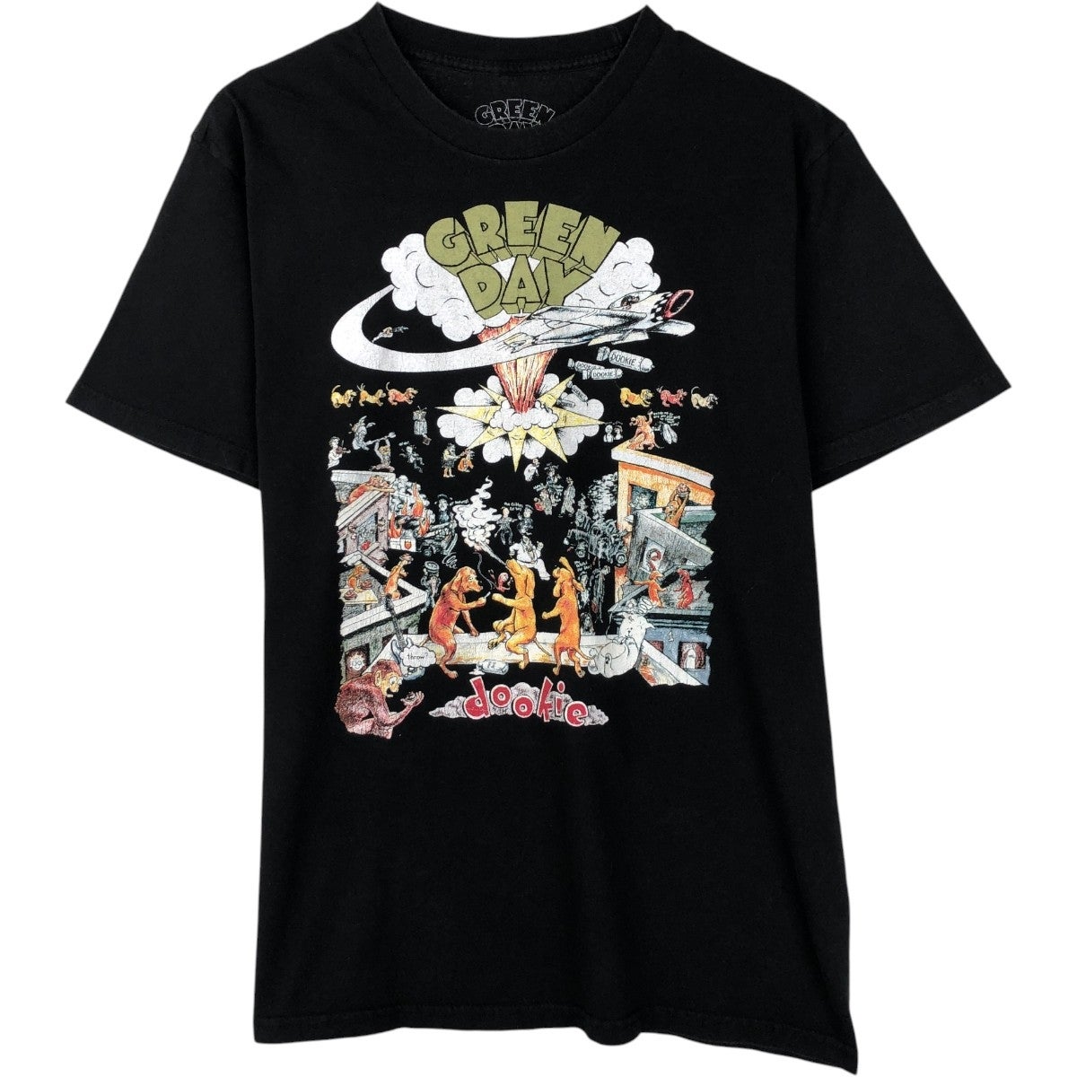 古着 GREEN DAY グリーンデイ バンドTシャツ バンT メンズS相当