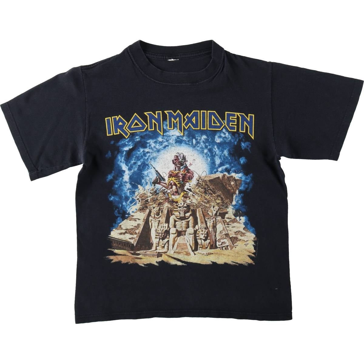 90s Iron Maiden オーバープリント バンド Tシャツ XL 古着 90年代 IRON MAIDEN アイアンメイデン オールオーバープリント