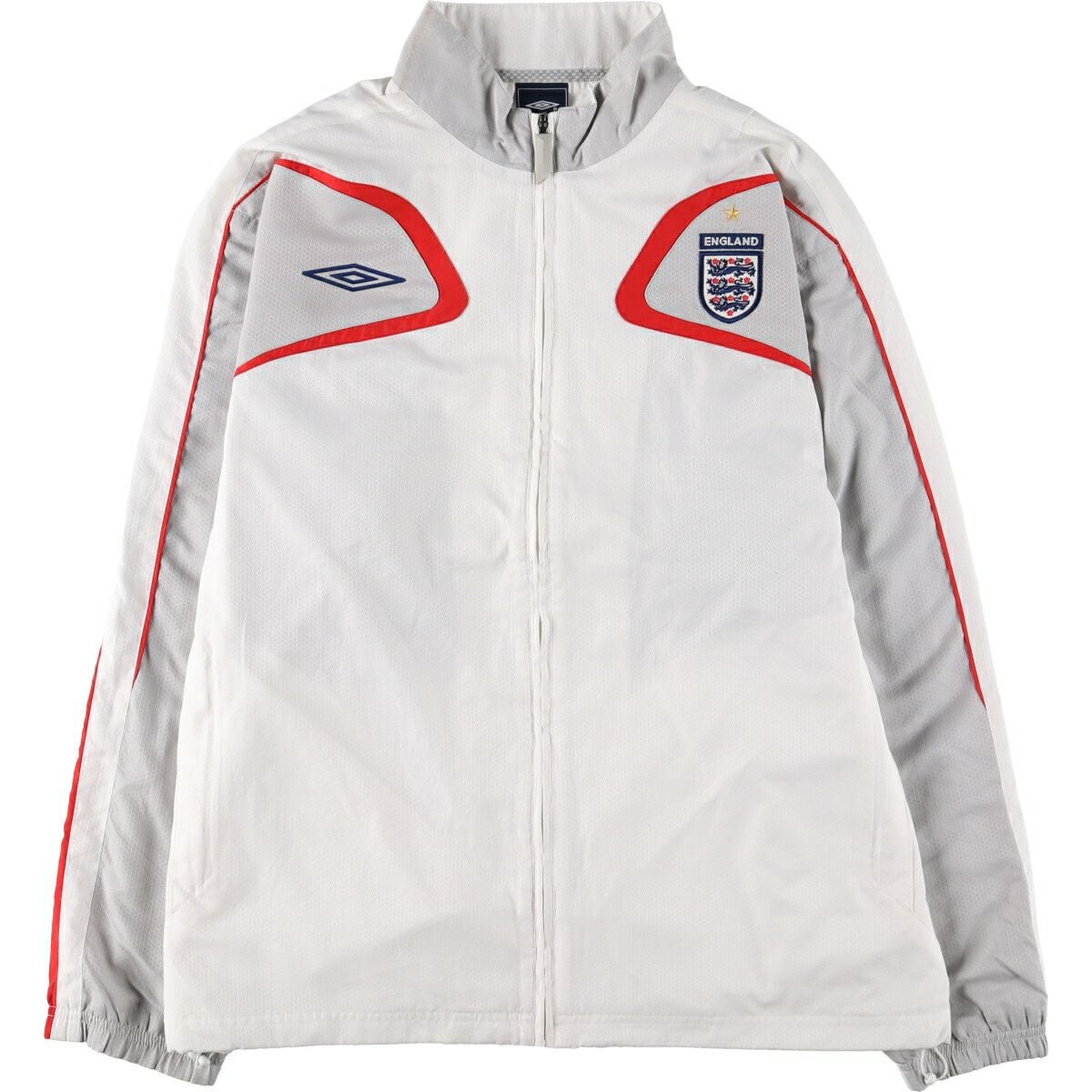 古着 90～00年代 アンブロ UMBRO イングランド代表 パイル地 襟付き