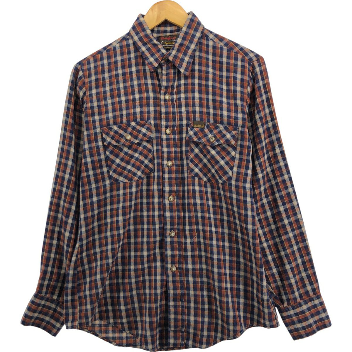 古着 シアーズ Sears Thumbs up SportsWear PERMA-PREST 長袖 ライト