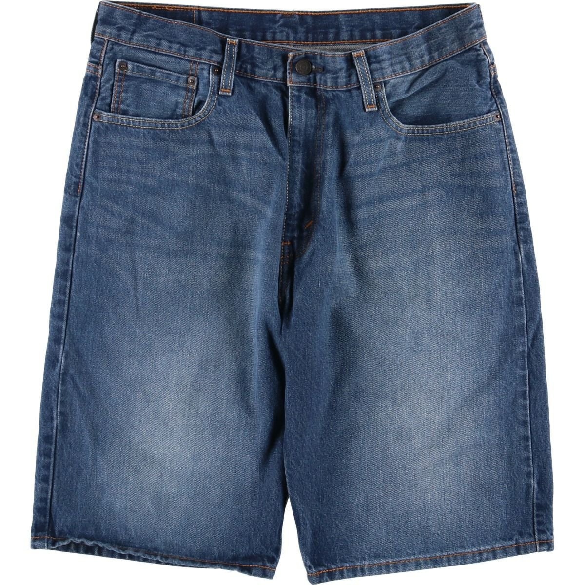 古着 リーバイス Levis 469 ブラックデニムショーツ ハーフパンツ