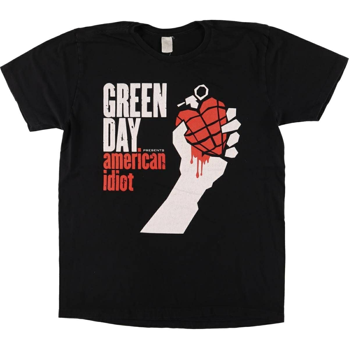 古着 GREEN DAY グリーンデイ バンドTシャツ バンT メンズM相当
