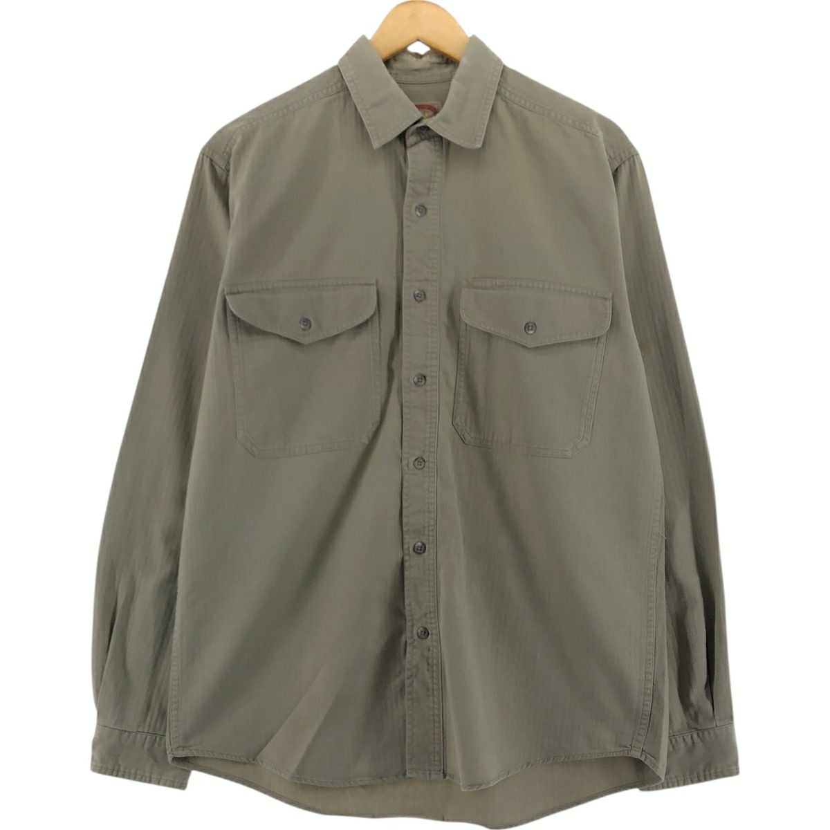 古着 80年代 バナナリパブリック BANANA REPUBLIC 長袖 コットンシャツ