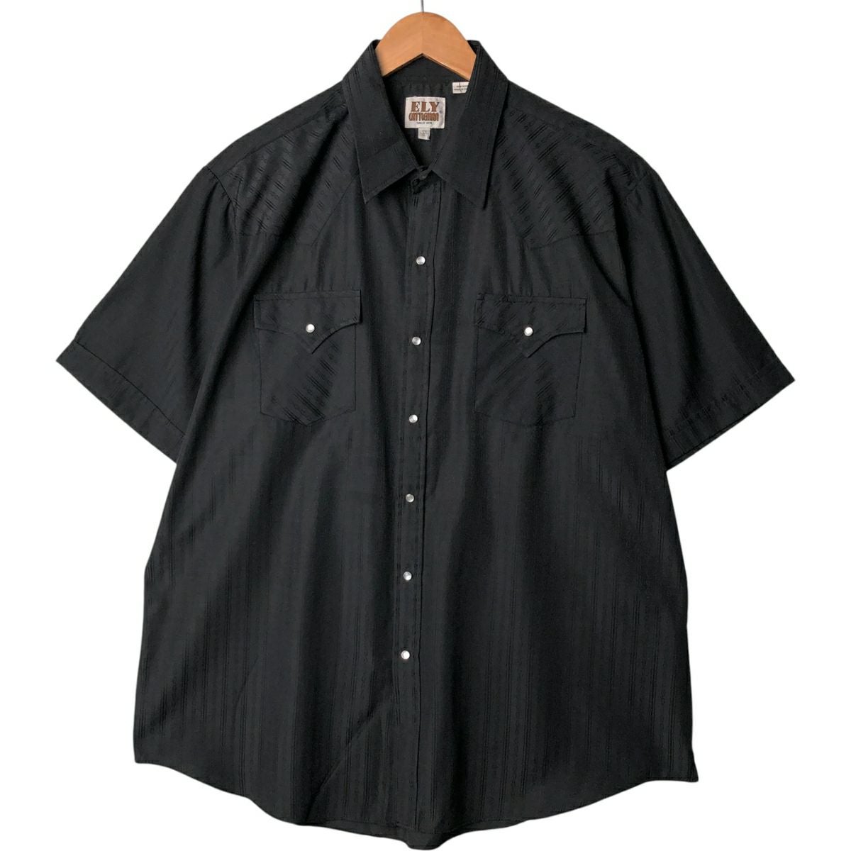 古着 BRANDINI 半袖 シルクシャツ ボックスシャツメンズM相当
