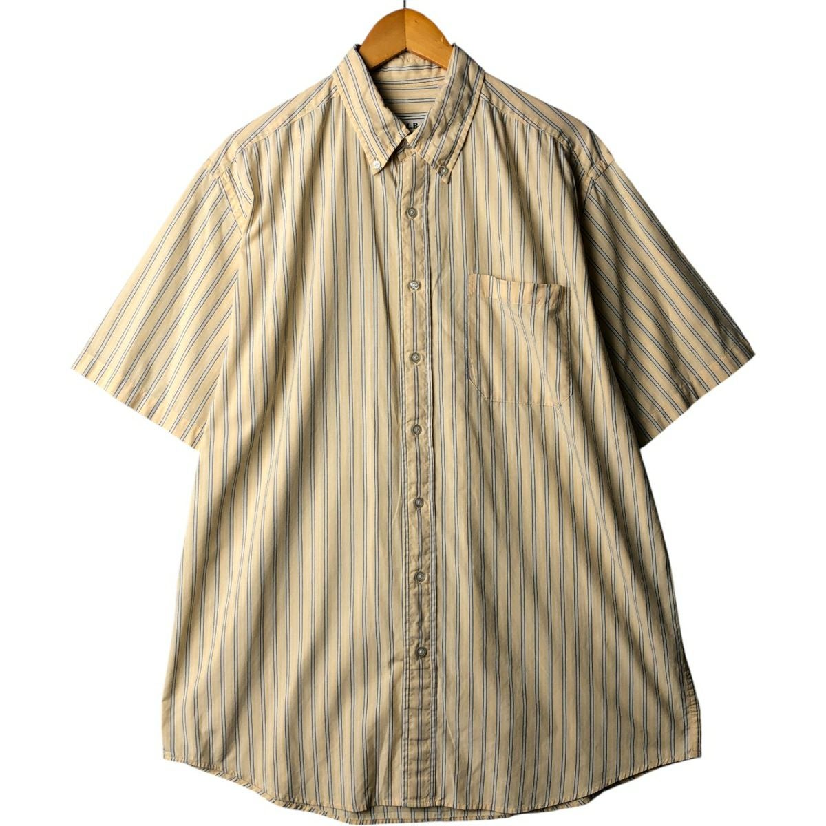古着 90～00年代 エルエルビーン L.L.Bean マルチストライプ 半袖