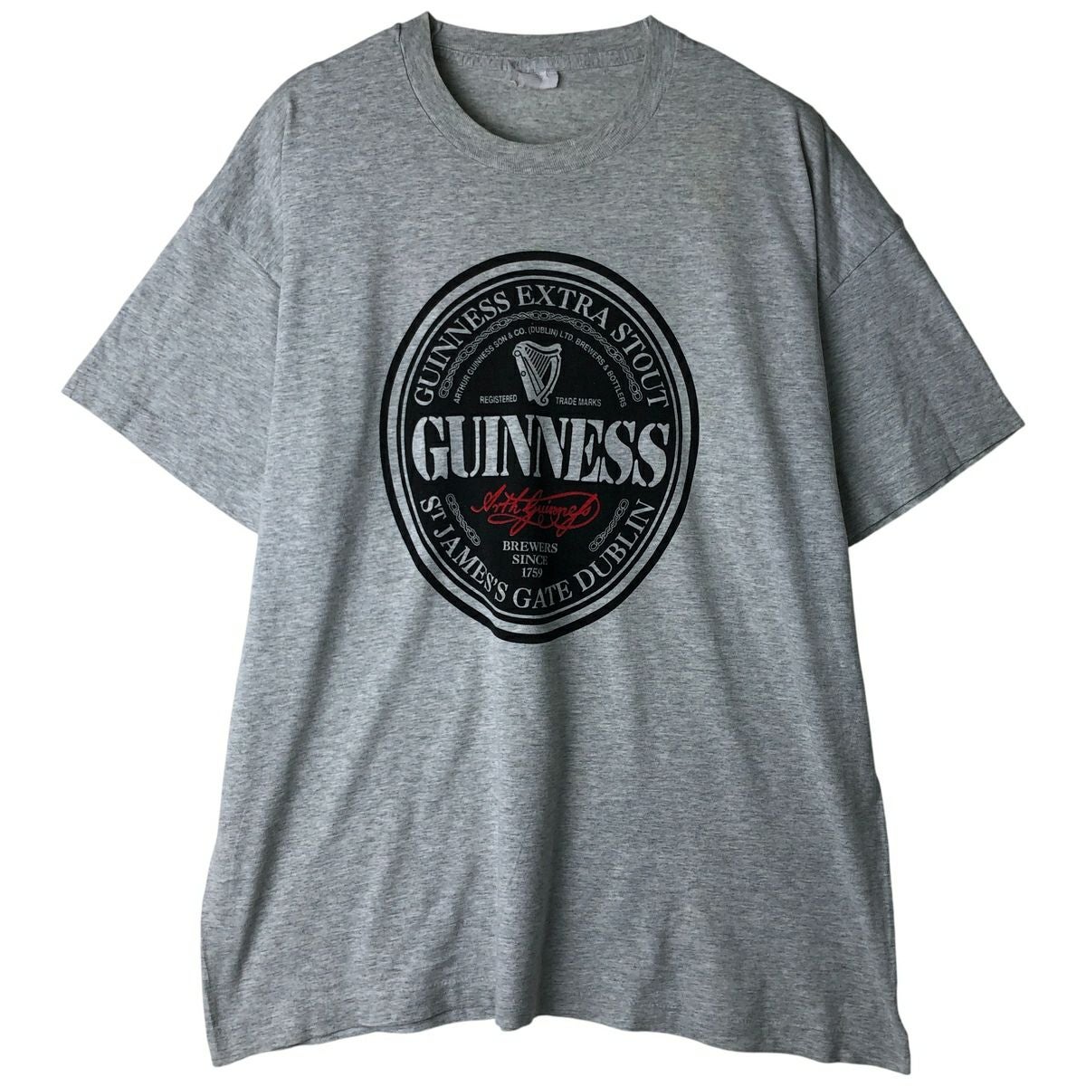 古着 90年代 GUINNESS ギネス アドバタイジングTシャツ メンズL相当