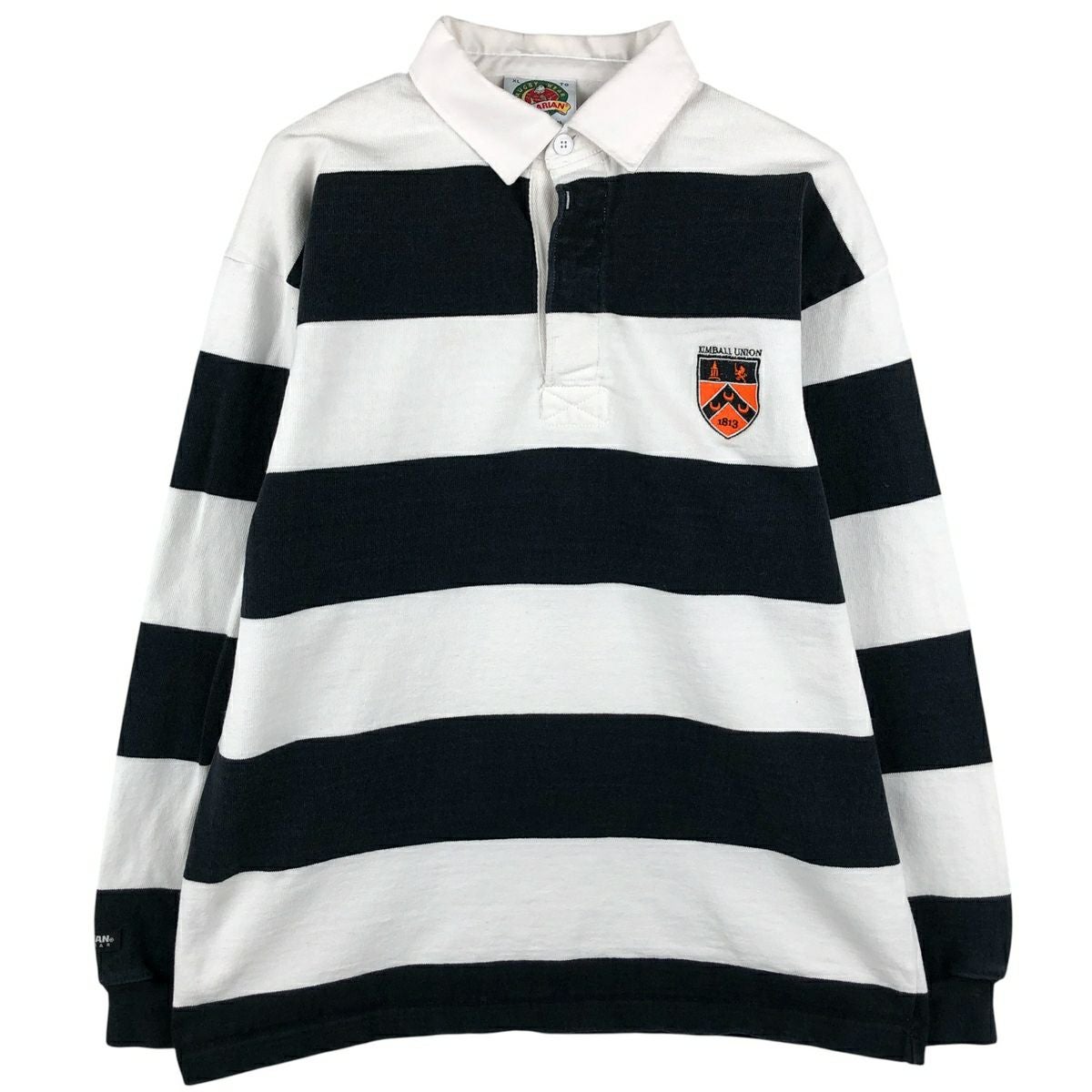 古着 90～00年代 バーバリアン BARBARIAN ボーダー柄 長袖 ラガー