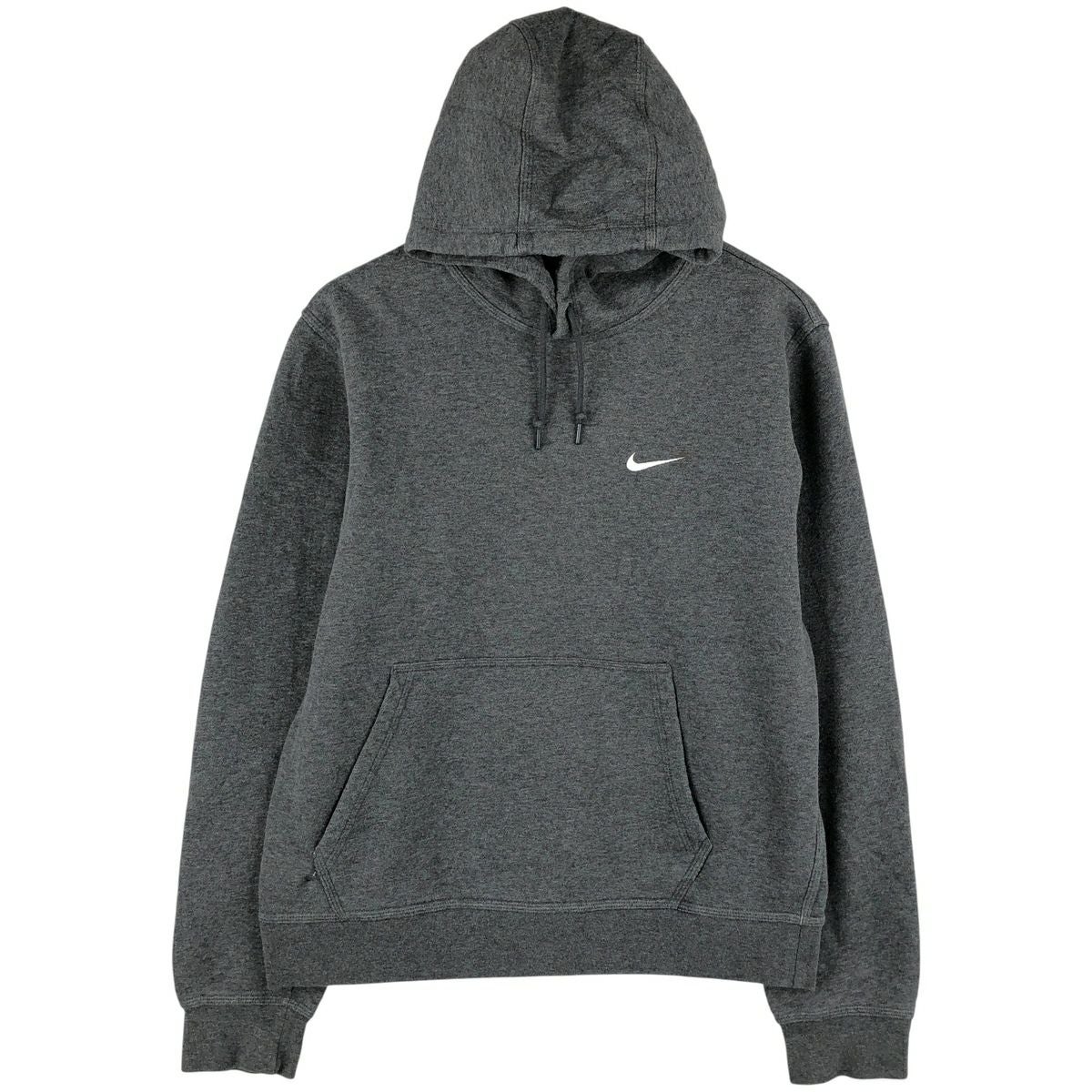 古着 ナイキ NIKE センターロゴ スウェットプルオーバーパーカー