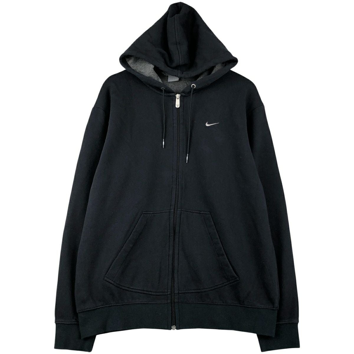 古着 00年代 ナイキ NIKE スウェットフルジップパーカー メンズXXL相当