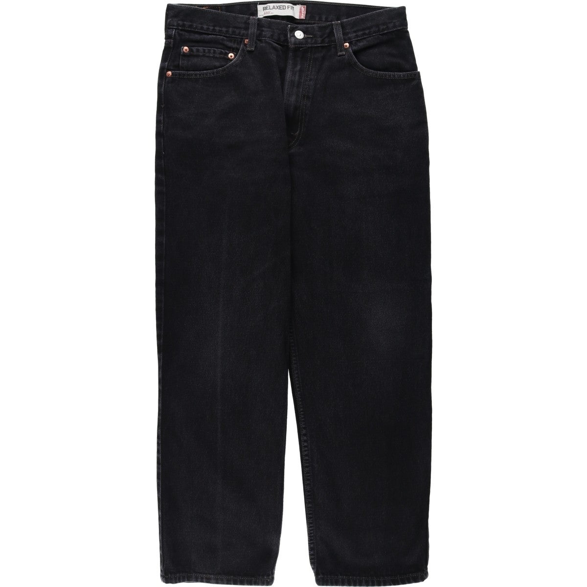 古着 リーバイス Levis 550 RELAXED FIT ブラックデニム テーパード