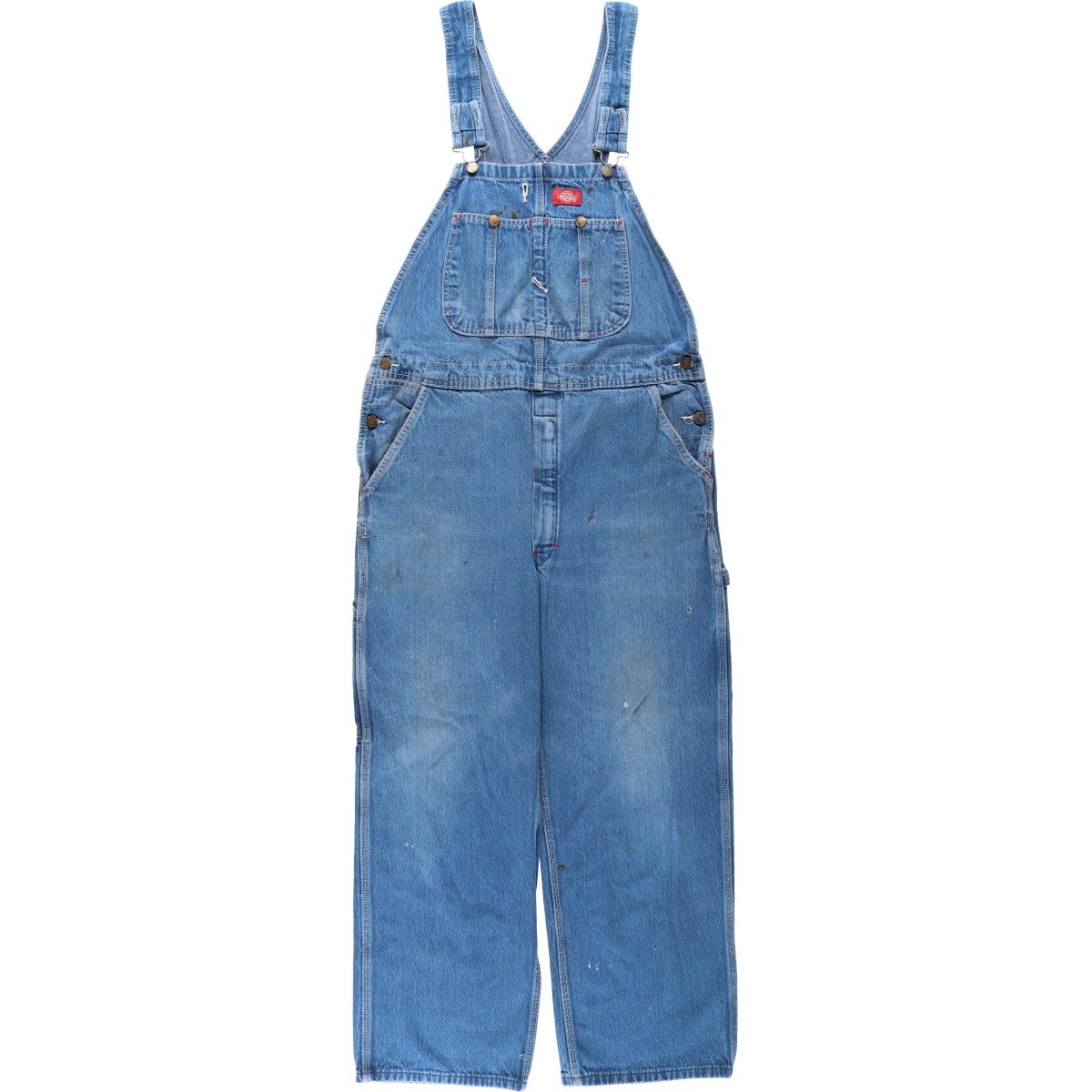 古着 ディッキーズ Dickies デニムオーバーオール メンズw36相当