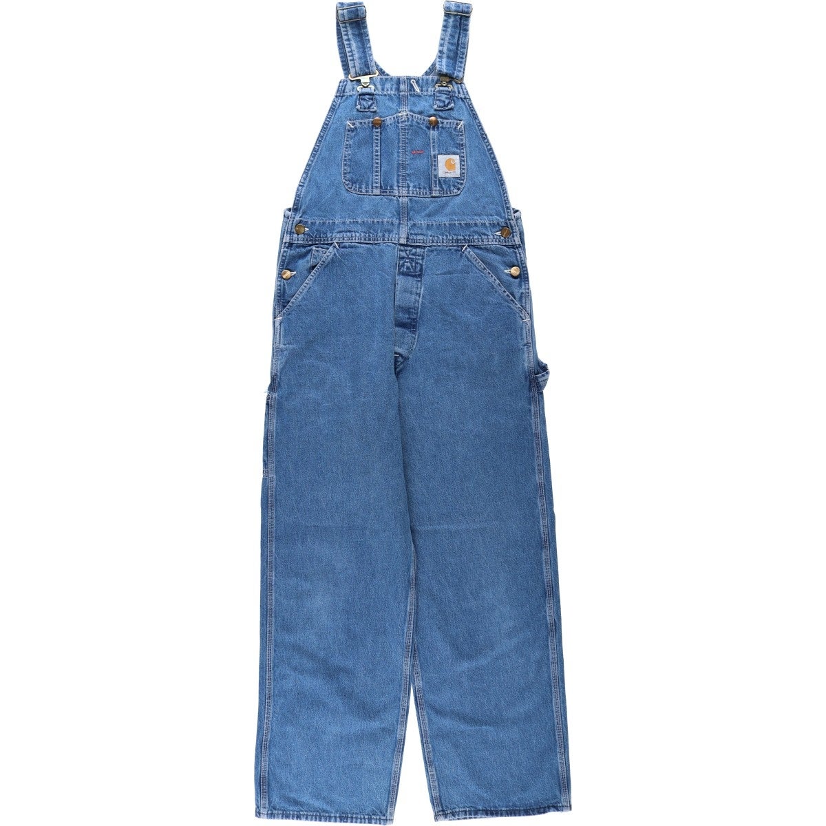 古着 カーハート Carhartt デニムオーバーオール メンズw38相当