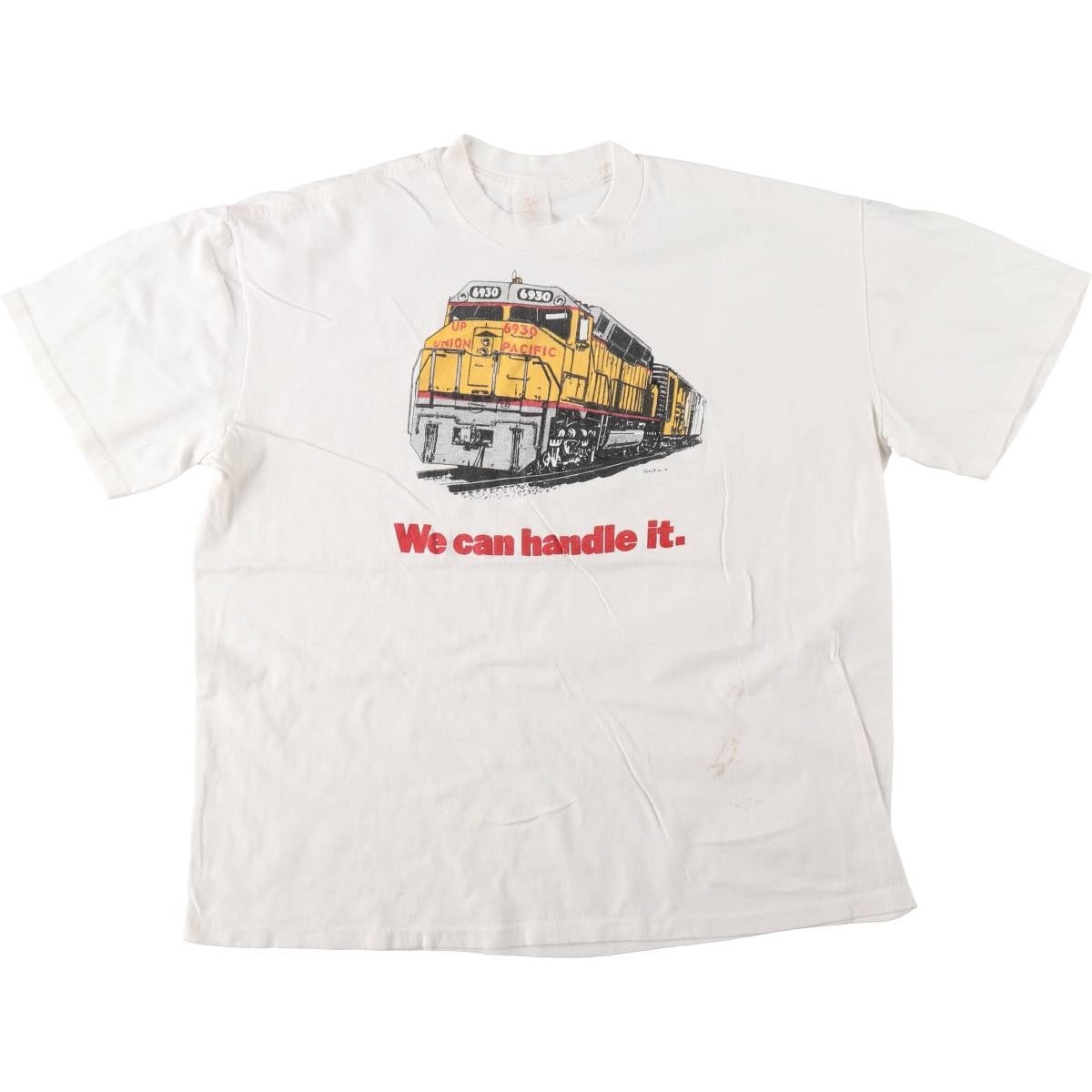 古着 90年代 STEDMAN HI CRU プリントTシャツ USA製 メンズL相当