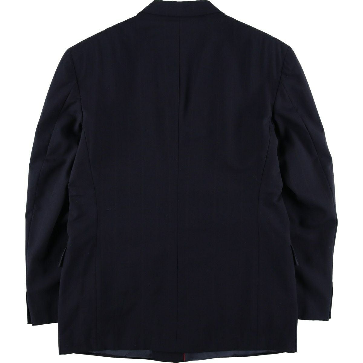 古着 Athletic Fit ストライプ柄 ダブルブレスト ピークドラペル