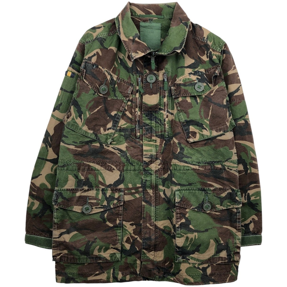 イギリス軍JACKET DPM.FIELDミリタリージャケット迷彩　中田商店 古着 イギリス軍 迷彩柄 DPMカモ リップストップ ミリタリー