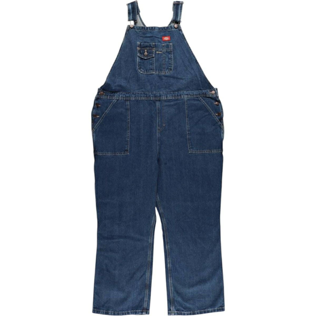 古着 ビッグサイズ ディッキーズ Dickies デニムオーバーオール メンズ