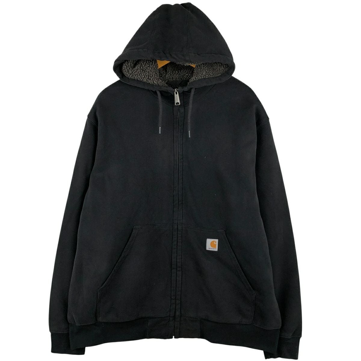 古着 カーハート Carhartt スウェットフルジップパーカー メンズXL相当
