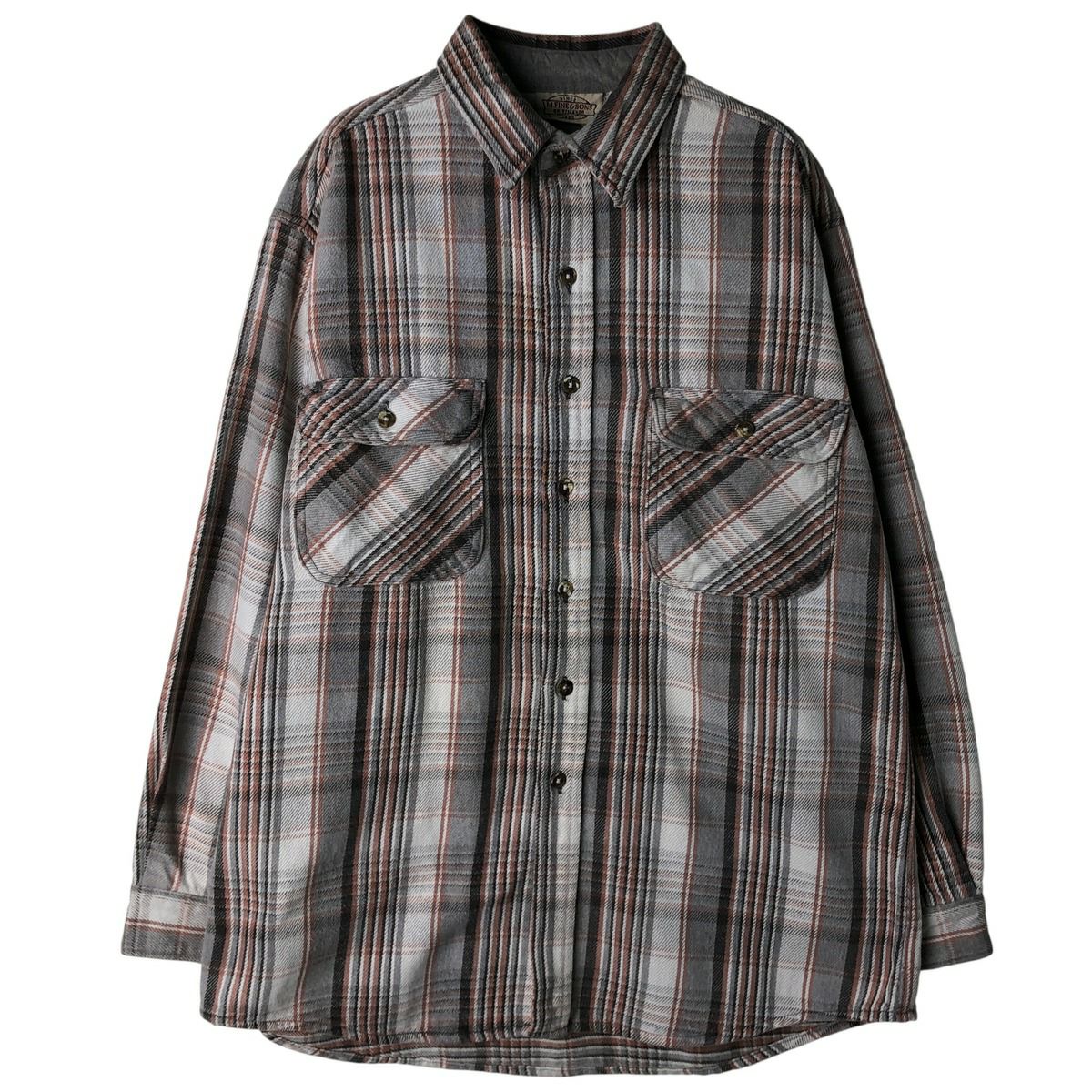 古着 LEE COOPER 長袖 フランネルチェックシャツ メンズXXL相当