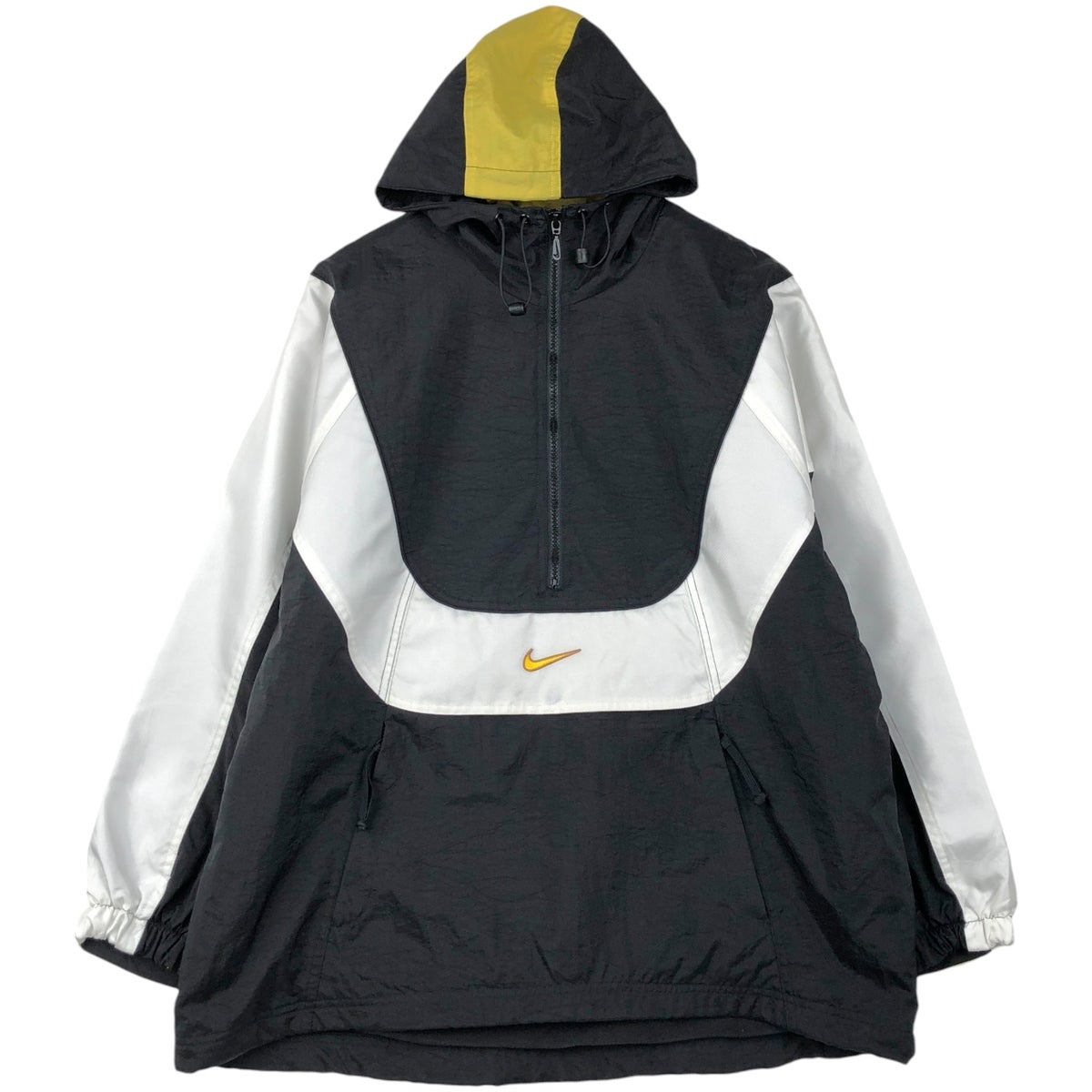 古着 90年代 ナイキ NIKE ハーフジップ ナイロンパーカー メンズM相当