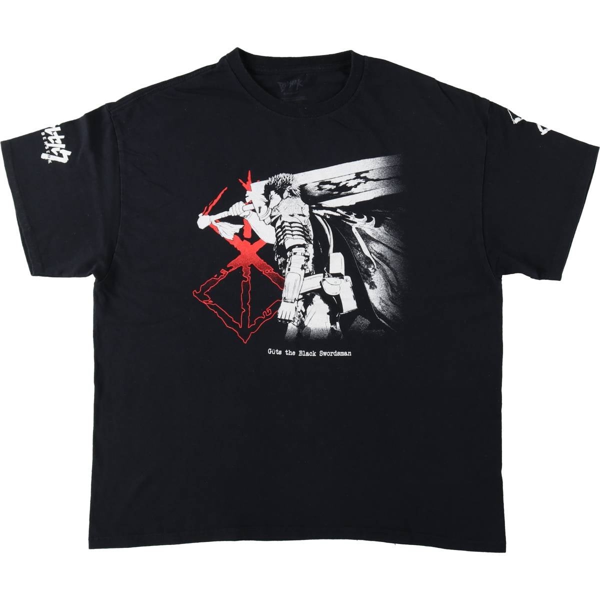 古着 BERSERK ベルセルク アニメ キャラクタープリントTシャツ メンズL