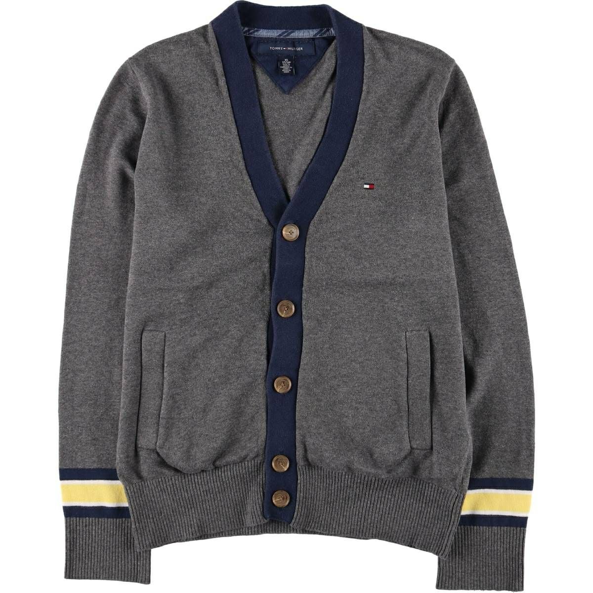 古着 トミーヒルフィガー TOMMY HILFIGER DENIM ボーダー柄 クロップド