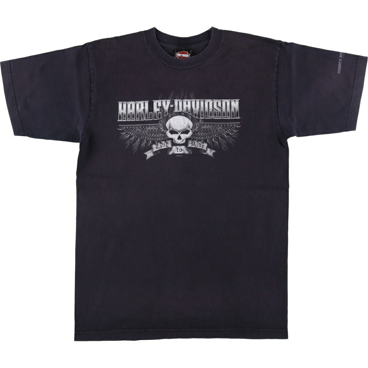 古着 00年代 ハーレーダビッドソン Harley-Davidson ドクロ柄 スカル柄