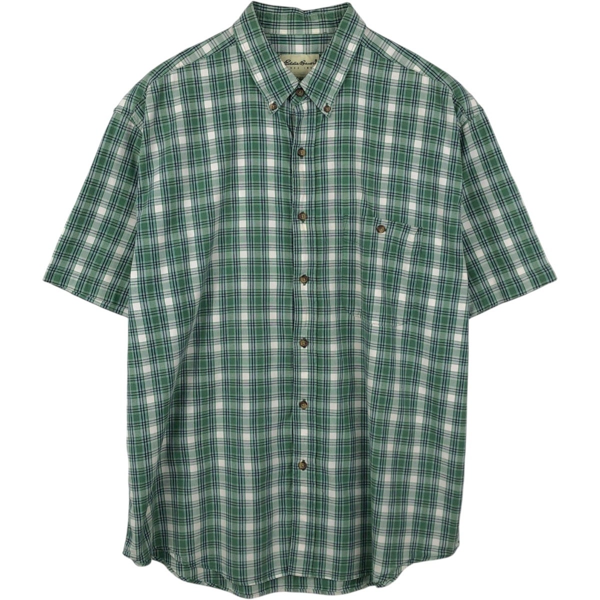 古着 90～00年代 エディーバウアー Eddie Bauer 半袖 ボタンダウン