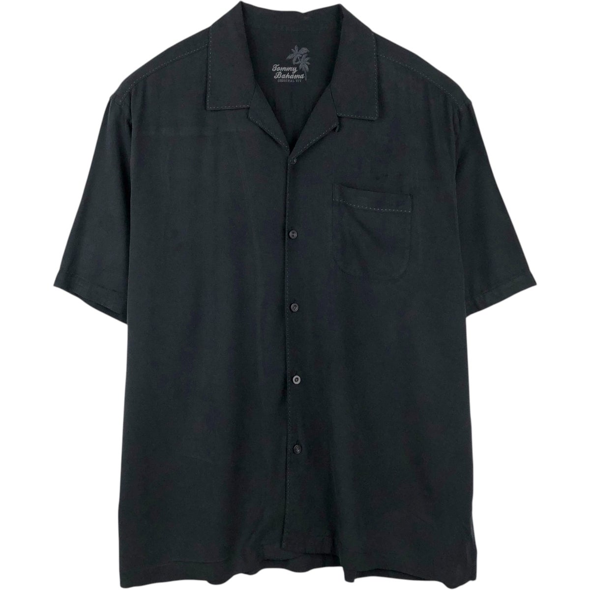 古着 トミーバハマ Tommy Bahama ORIGINAL FIT 半袖 シルクシャツ