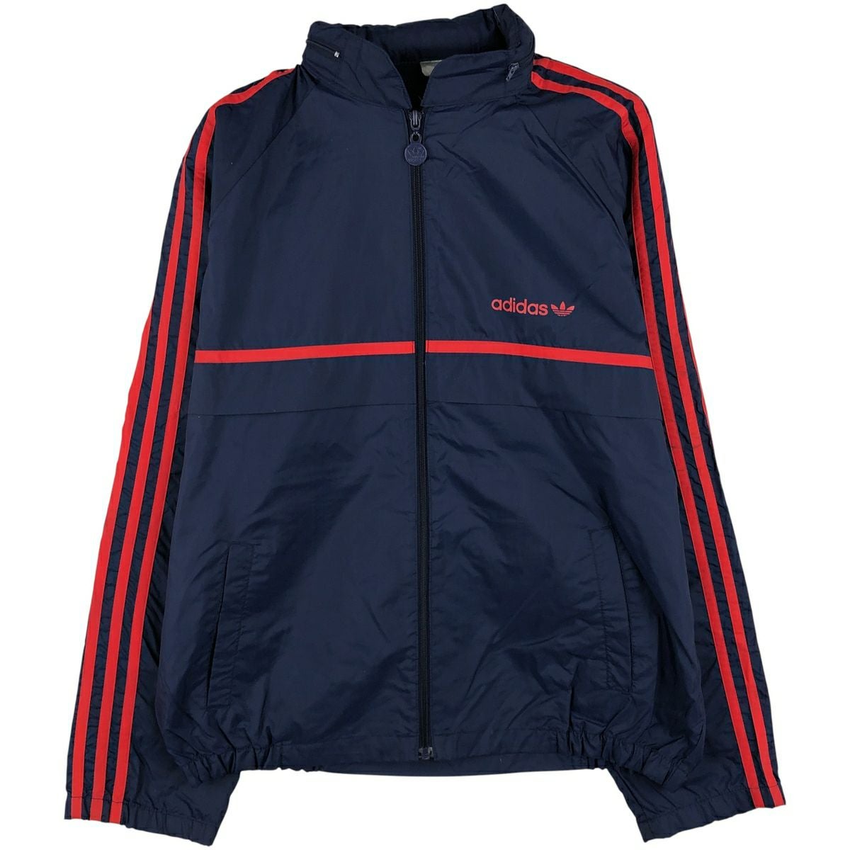 古着 80年代 アディダス adidas トレフォイルロゴ ナイロンジャケット