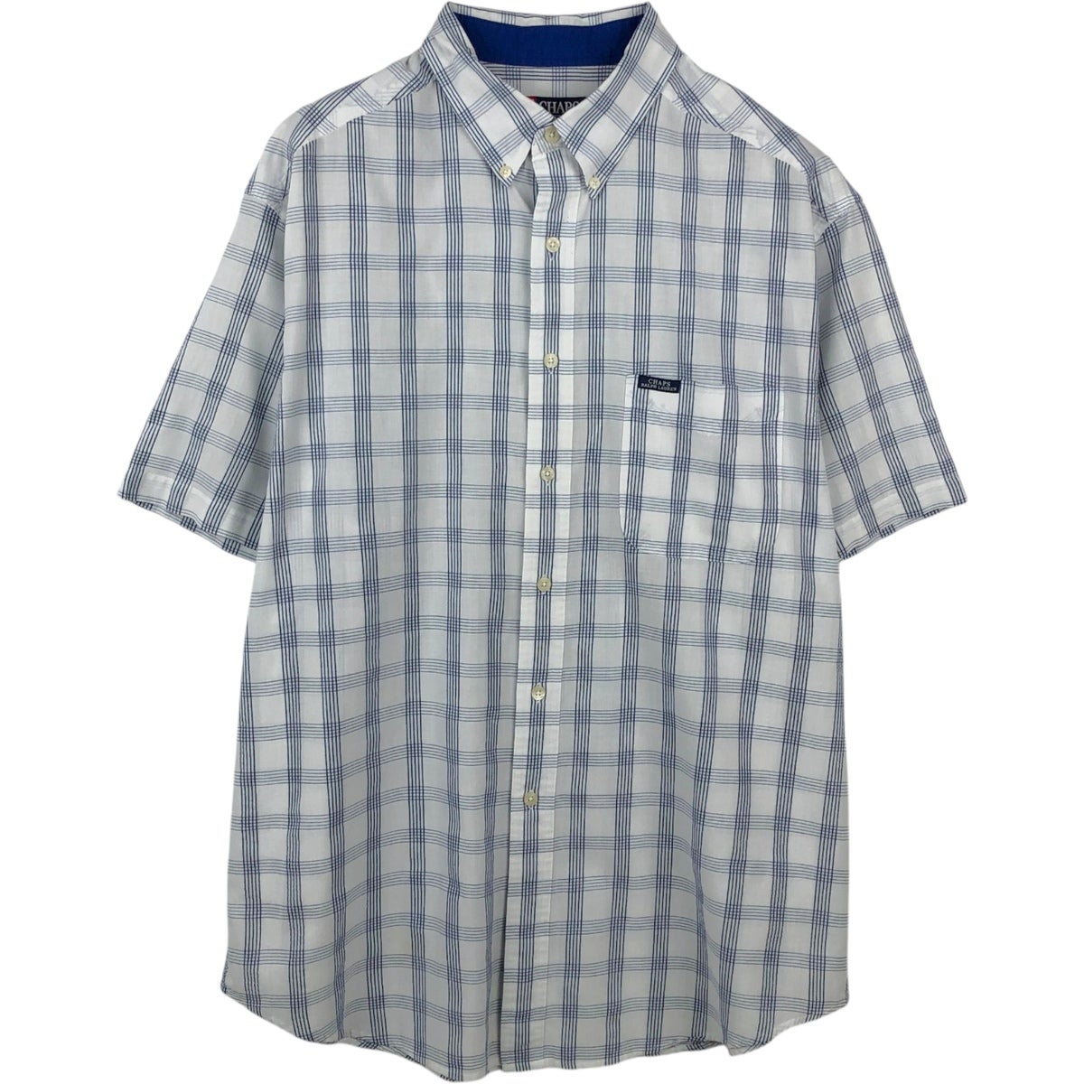 古着 ラルフローレン Ralph Lauren CHAPS チャップス 半袖 ボタン