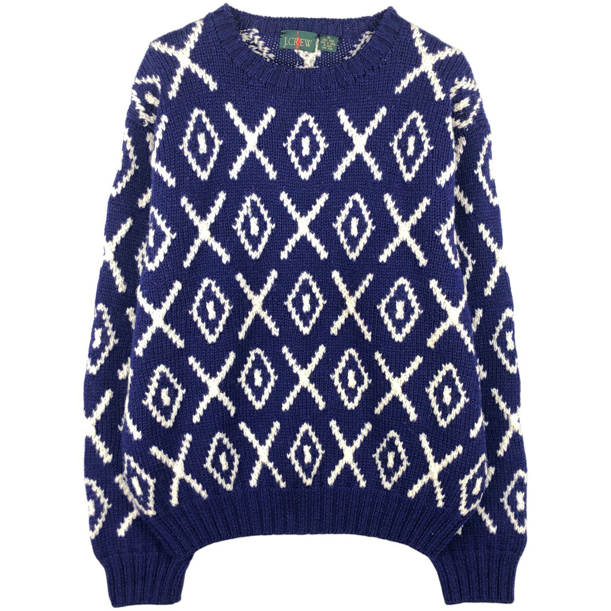 古着 90～00年代 ジェイクルー J.Crew HAND KNIT ハンドニット ウール