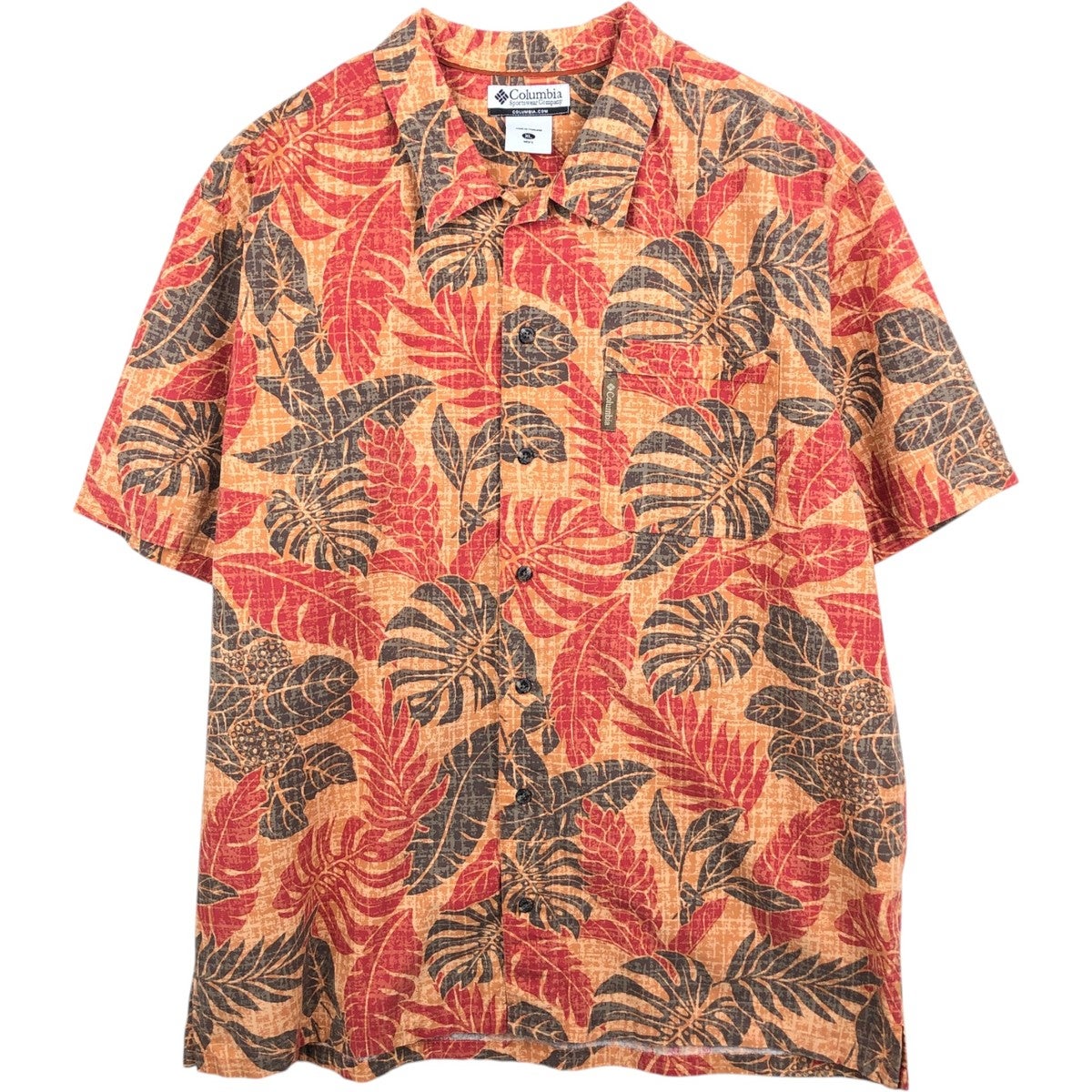 古着 00年代 ギャップ GAP 総柄 花柄 オープンカラー ハワイアンアロハ