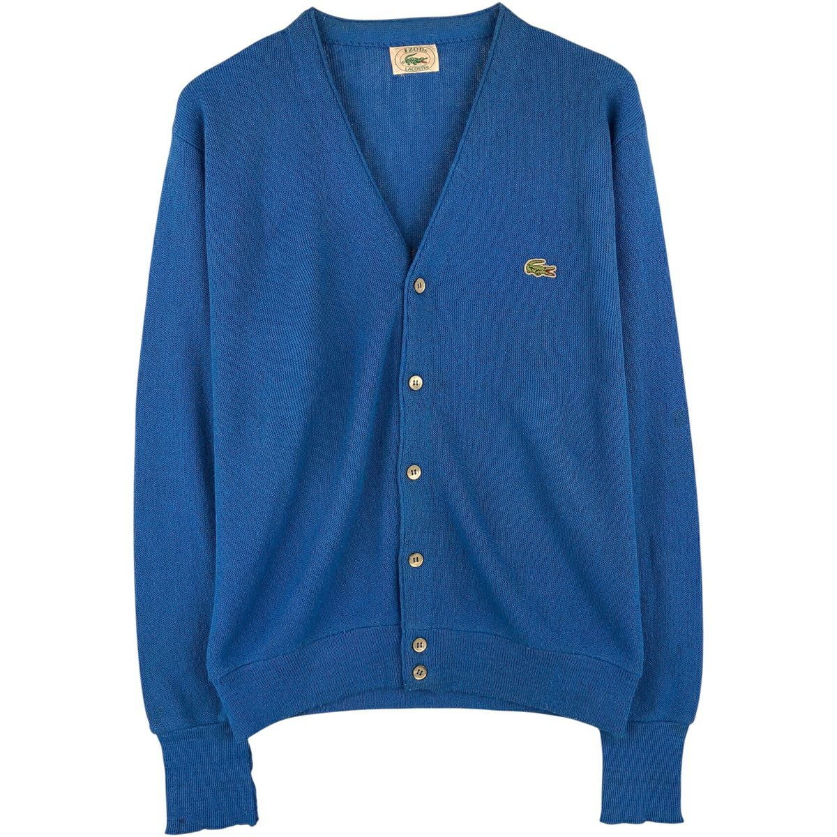 古着 80年代 ラコステ LACOSTE IZOD アクリルニットカーディガン USA製