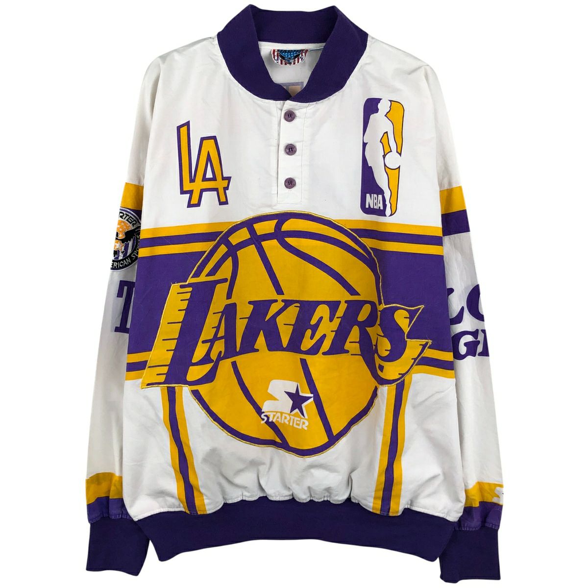 古着 90年代 スターター Starter NBA LOS ANGELES LAKERS ロサンゼルス