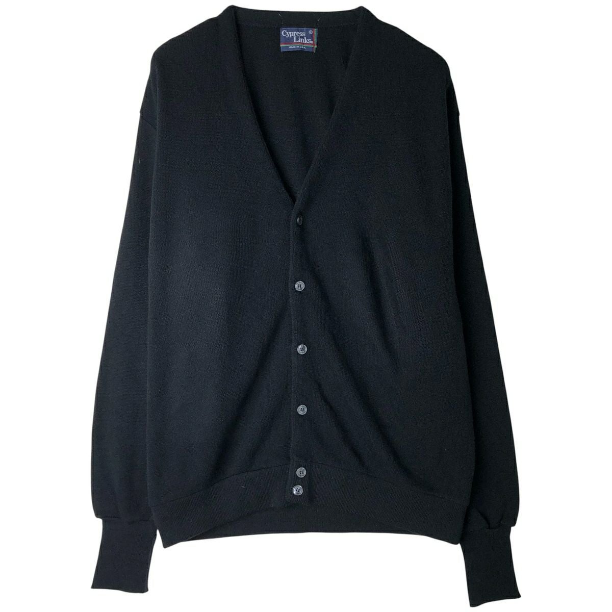 古着 90年代 Cypress Links アクリルニットカーディガン USA製 メンズ