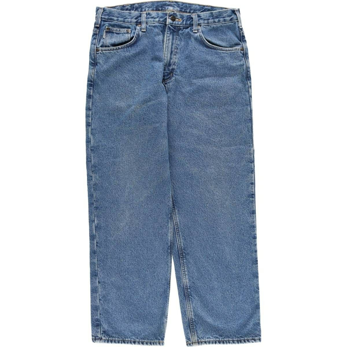 古着 カーハート Carhartt W SLIM ストレートデニムパンツ メンズw35