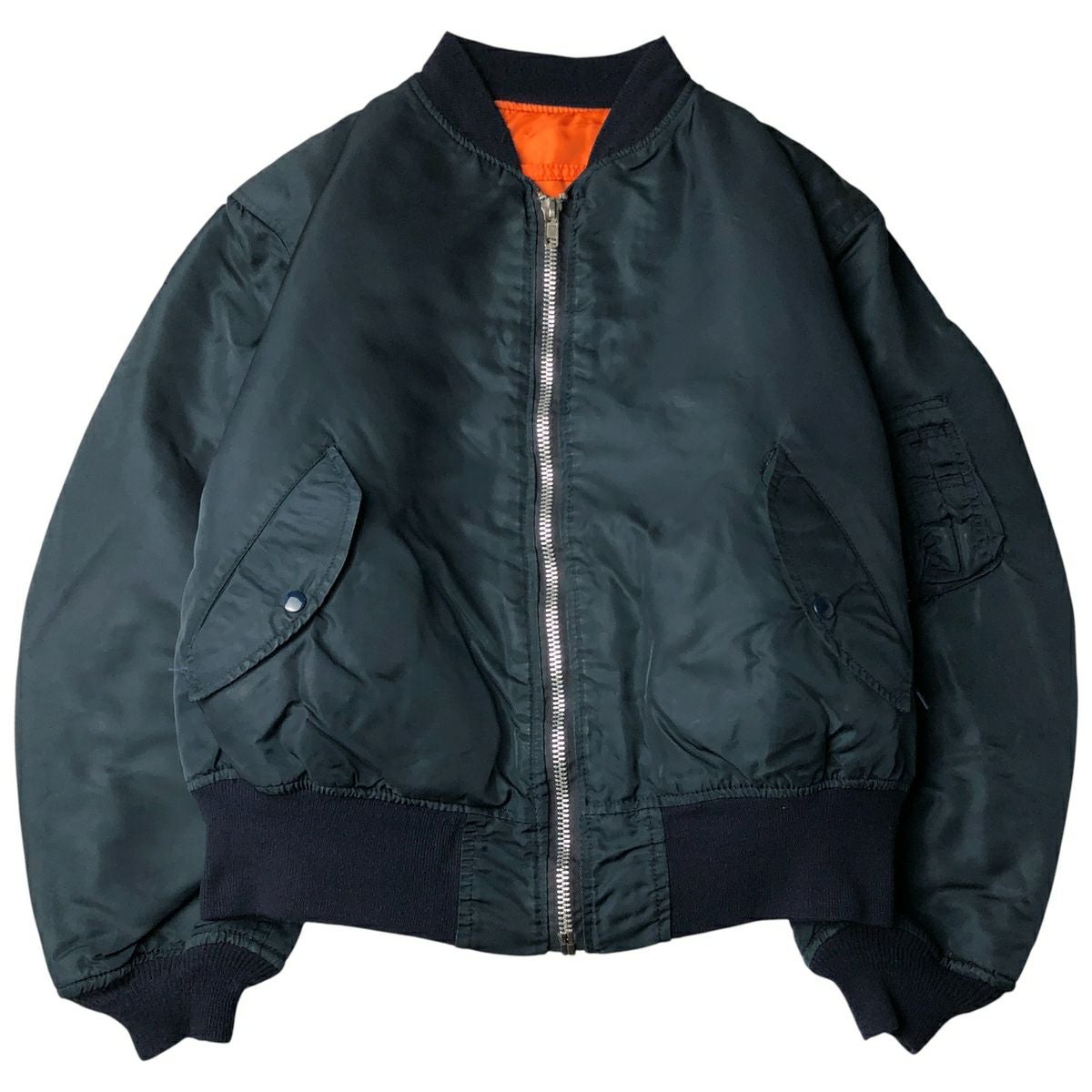 古着 90年代 民間品 アルファ ALPHA MA-1タイプ 中綿入り ミリタリー