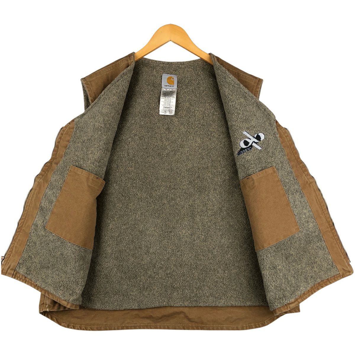 古着 00年代 カーハート Carhartt V26 DEPREUX アドバタイジング