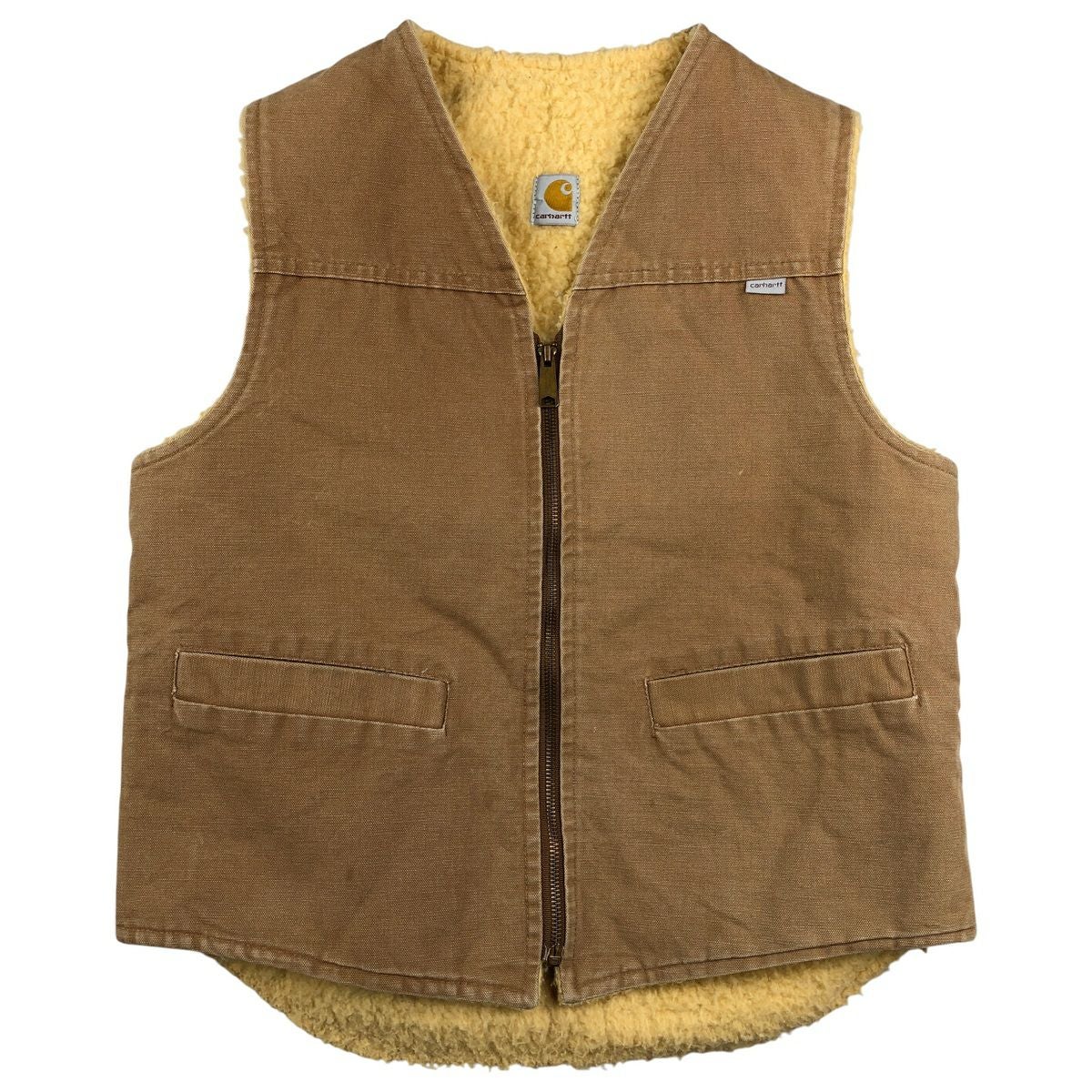 古着 80年代 カーハート Carhartt ダックベスト USA製 メンズXL相当