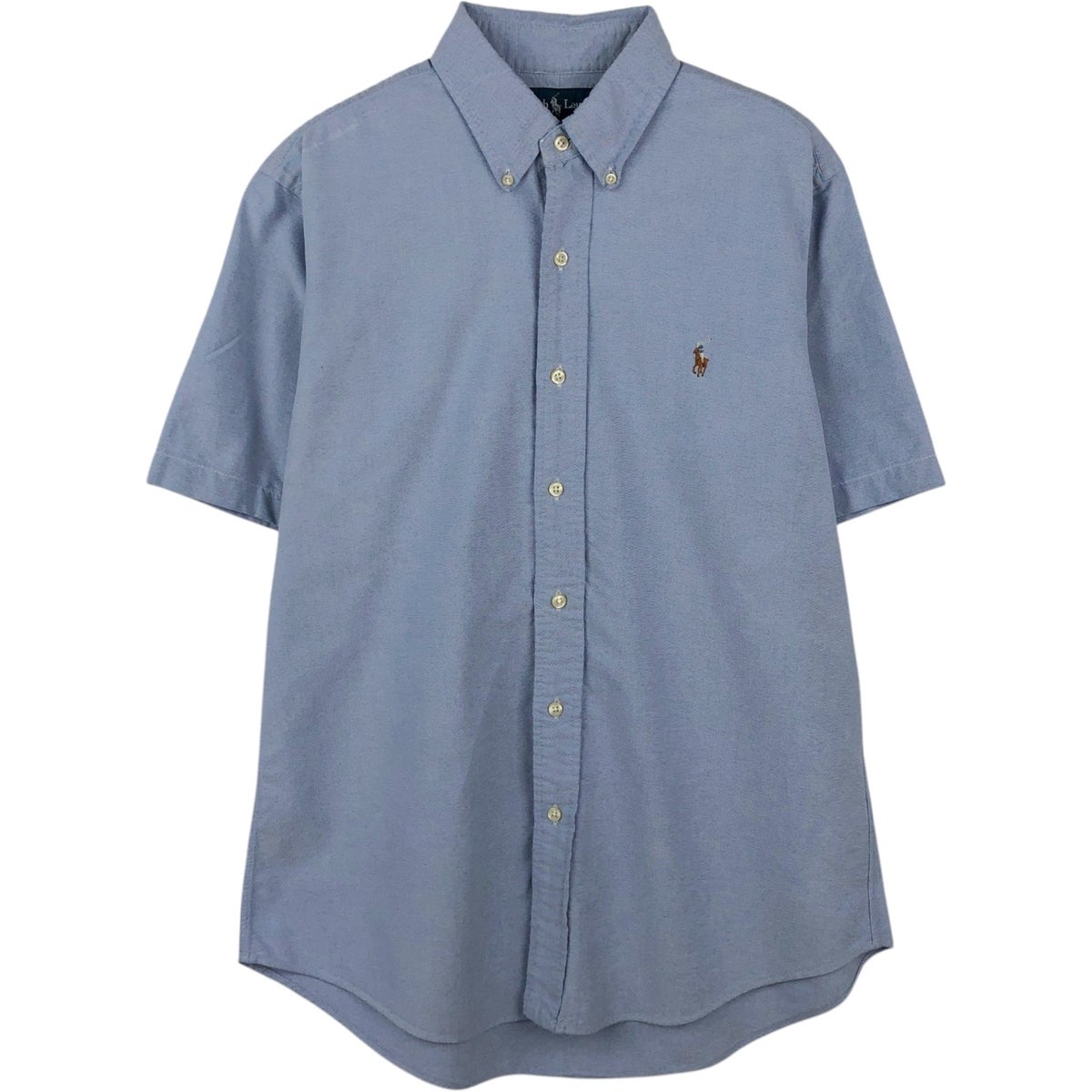 古着 ラルフローレン Ralph Lauren CUSTOM FIT 長袖 リネン ボタン