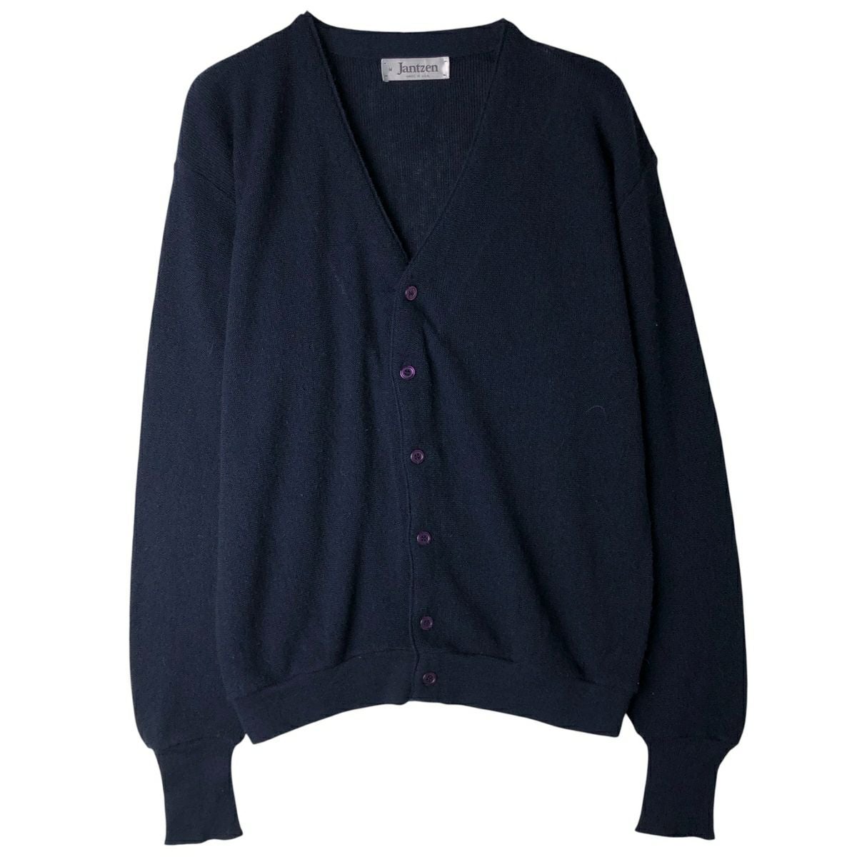 古着 ジャンセン Jantzen CLASSICS アクリルニットカーディガン USA製